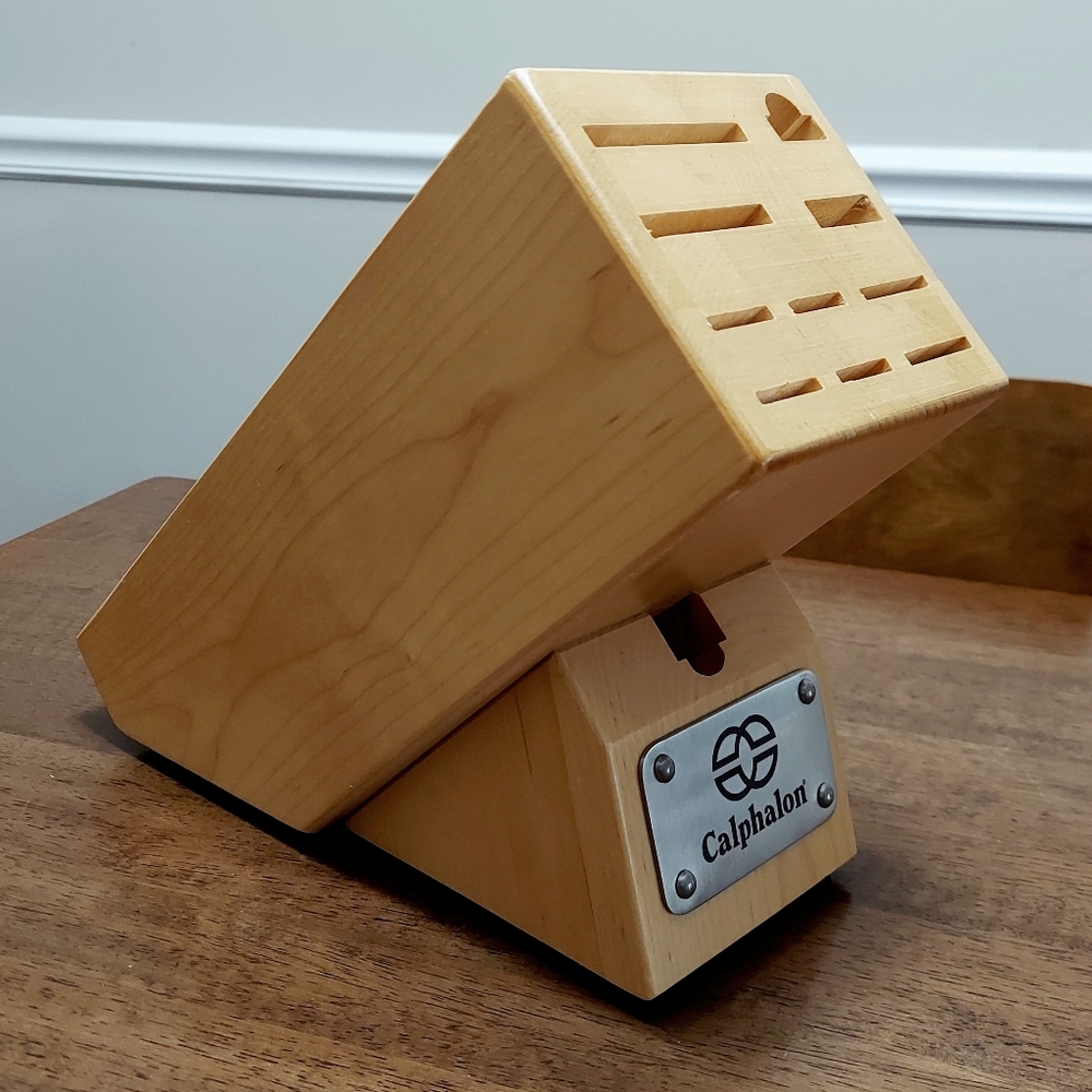 Calphalon Wooden Knife Block
